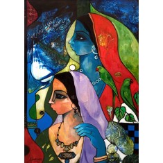 Abrar Ahmed, 24 x 36 Inch, Oil on Canvas, Figurative Painting, AC-AA-621